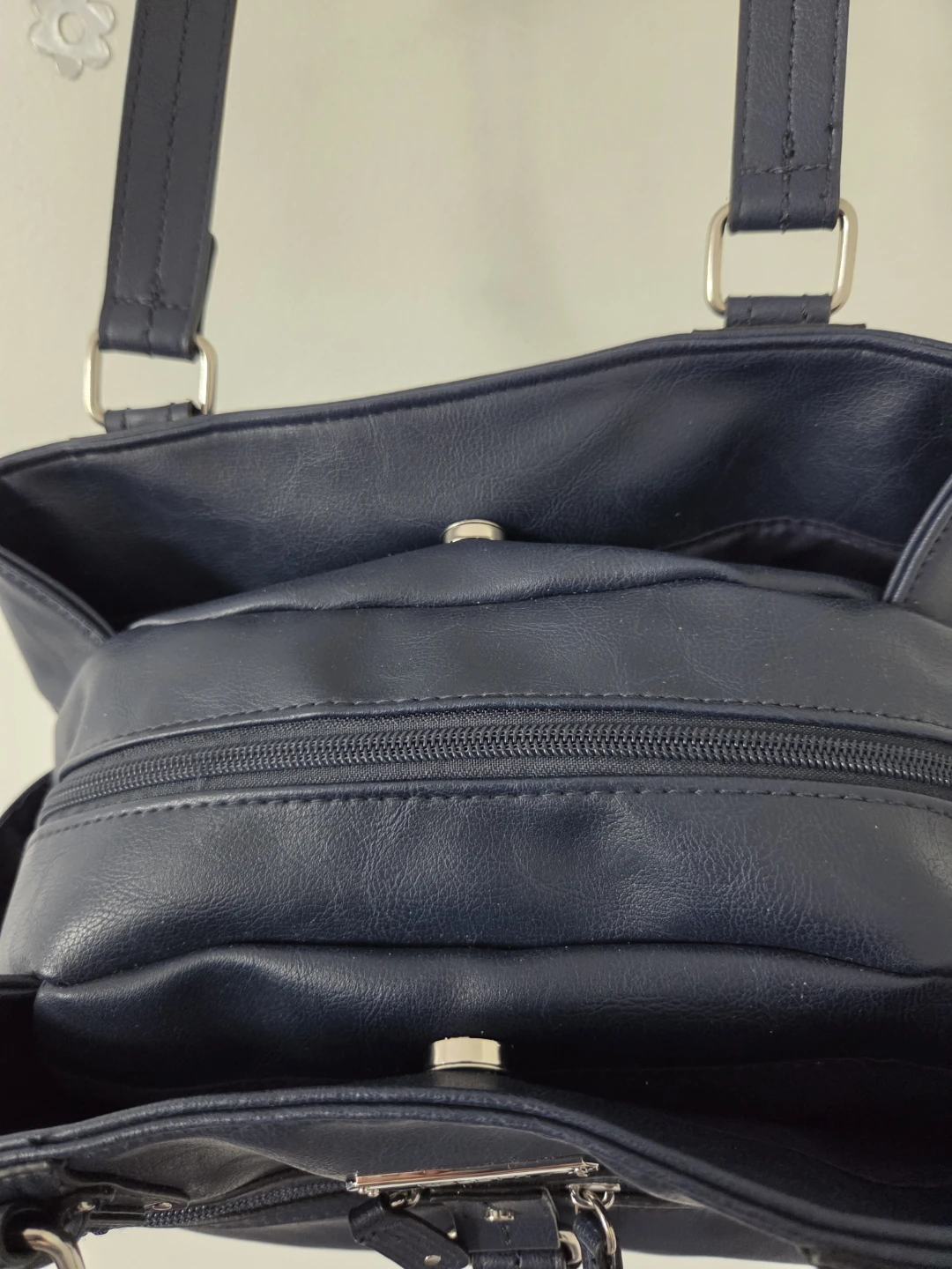 Rosetti Navy Blue Satchel Handbag - photo 3