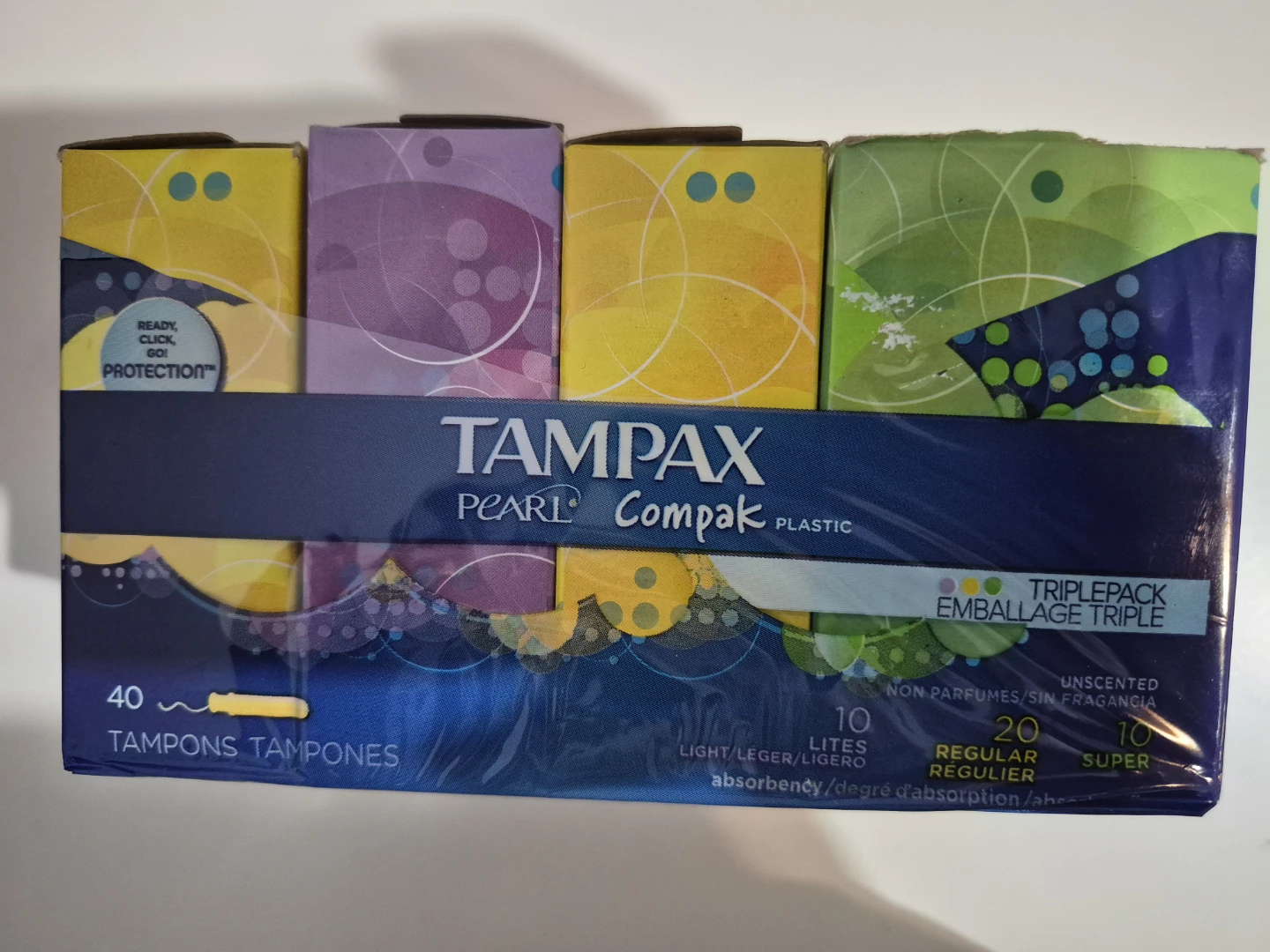 Tampax Pearl Compak Tampons 80+ - photo 4