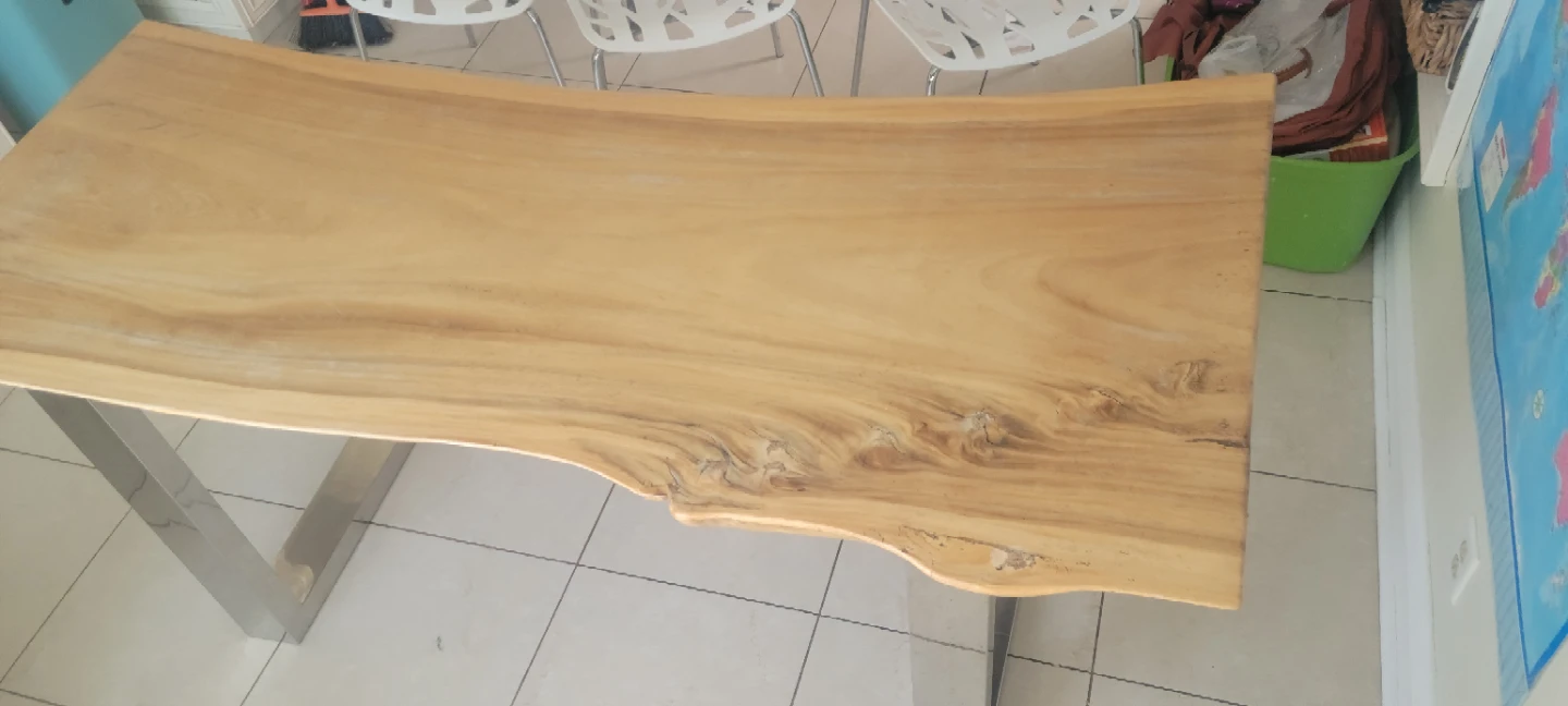 Solid Wood Live Edge Free Form Dining Table - photo 2