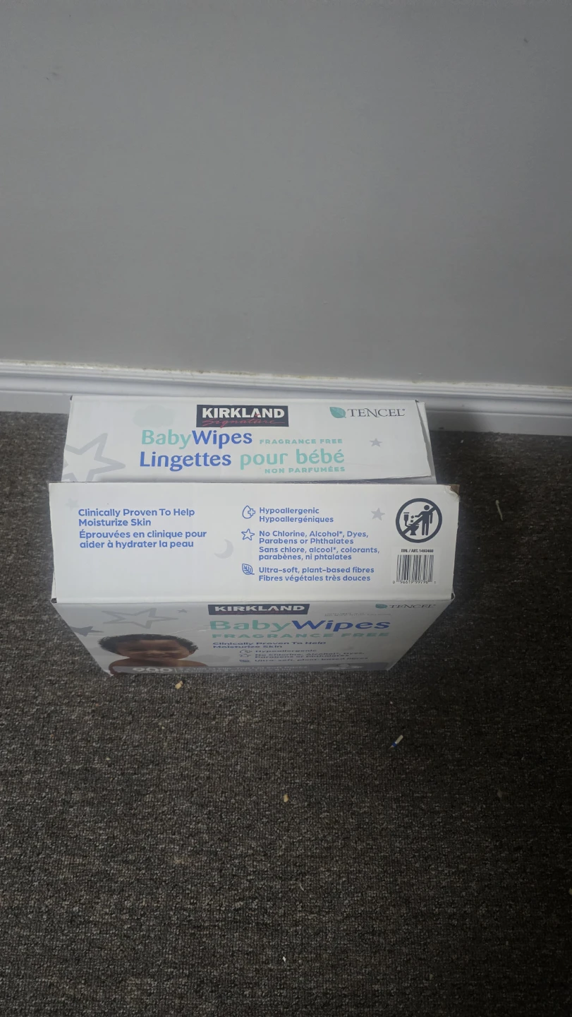 Kirkland Baby Wipes Fragrance Free - 900 Count - photo 2