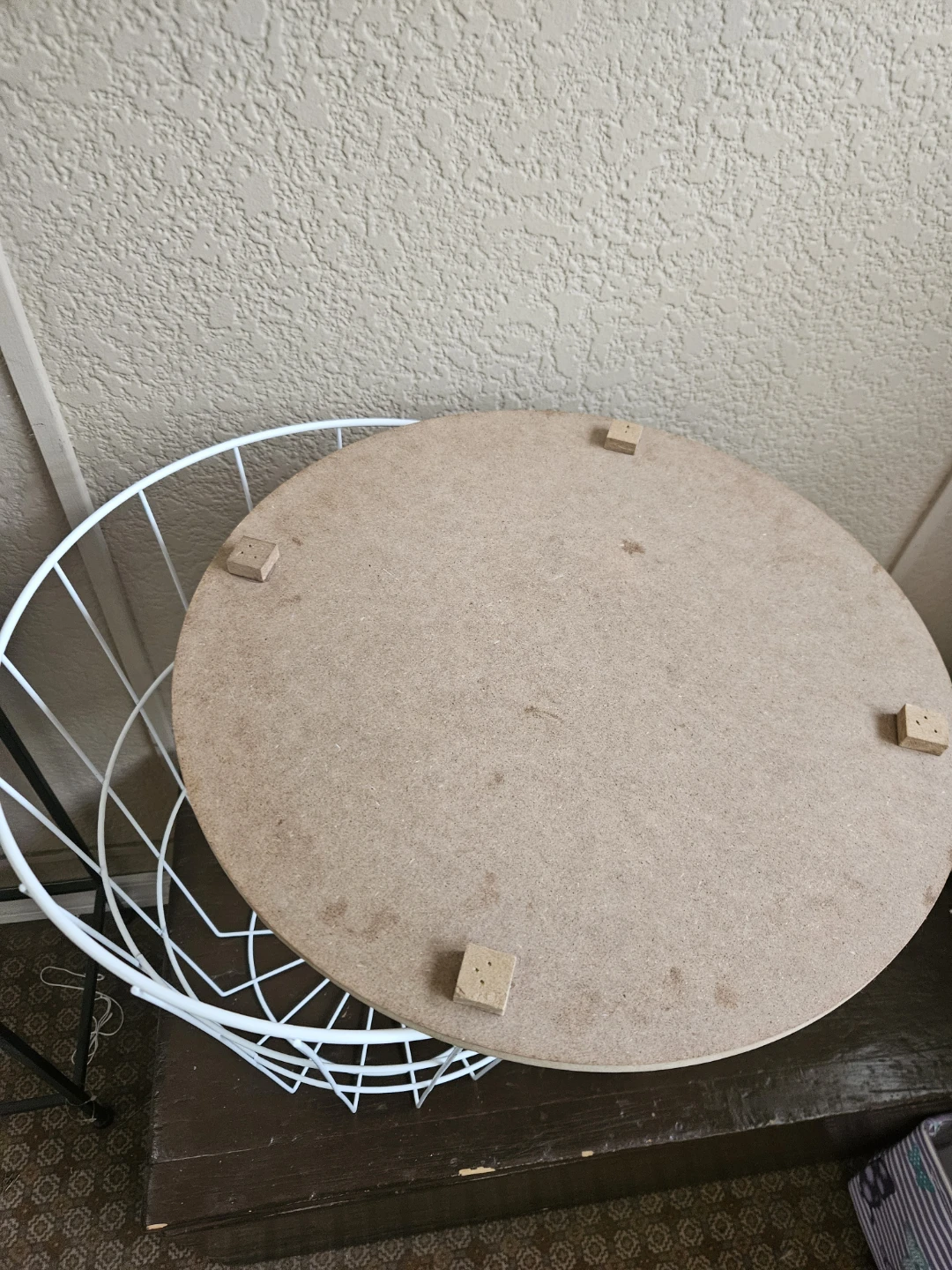 IKEA Wire Basket Side Table - photo 3