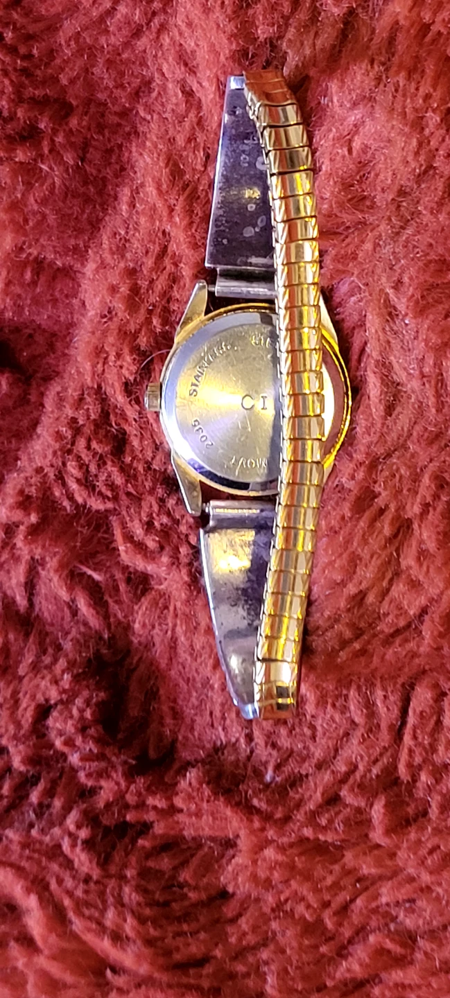 14k & stirling Southwestern-inspired watch - photo 3