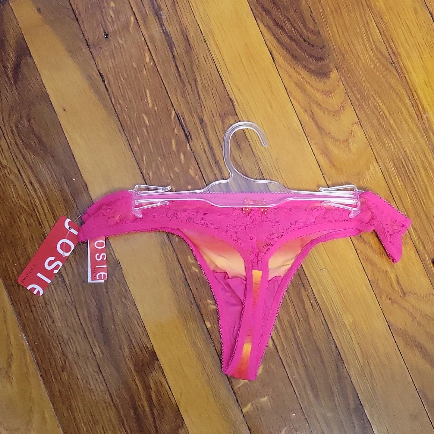 Josie Natori Women's Thong Panty - Pink - photo 2