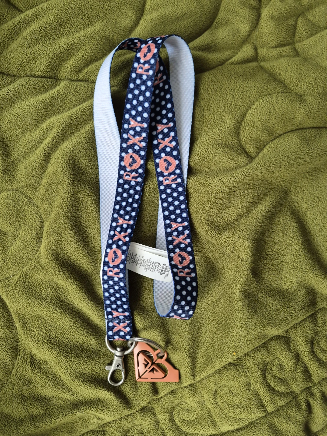 Roxy brand lanyard