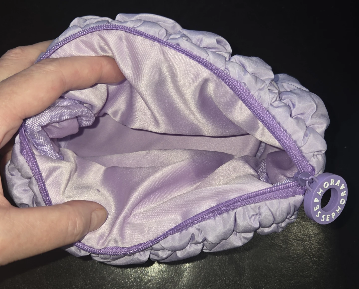 Sephora Lavender Puffy Cosmetic Bag - photo 2