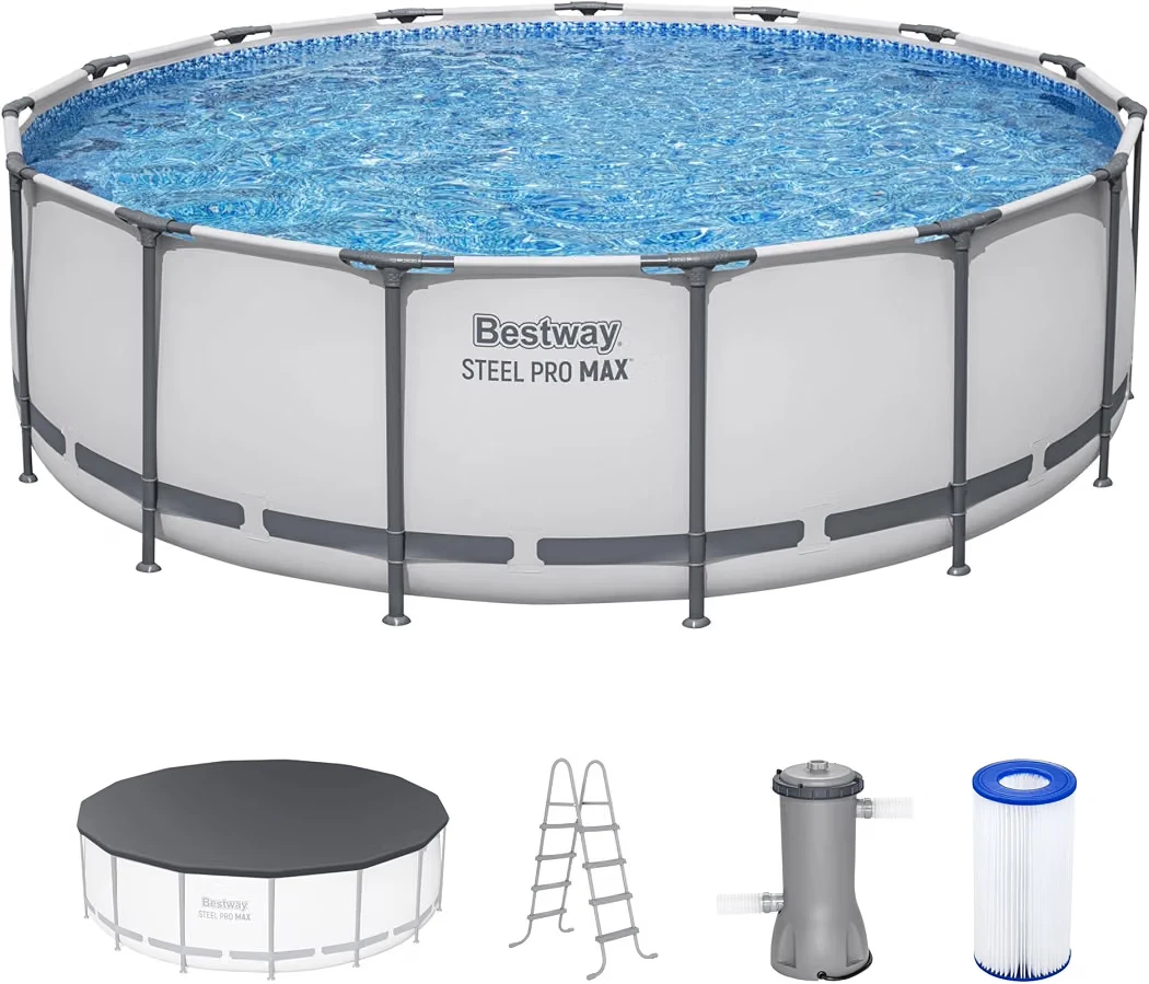 Bestway Steel Pro Max Above Ground Pool with Ladder and Filter