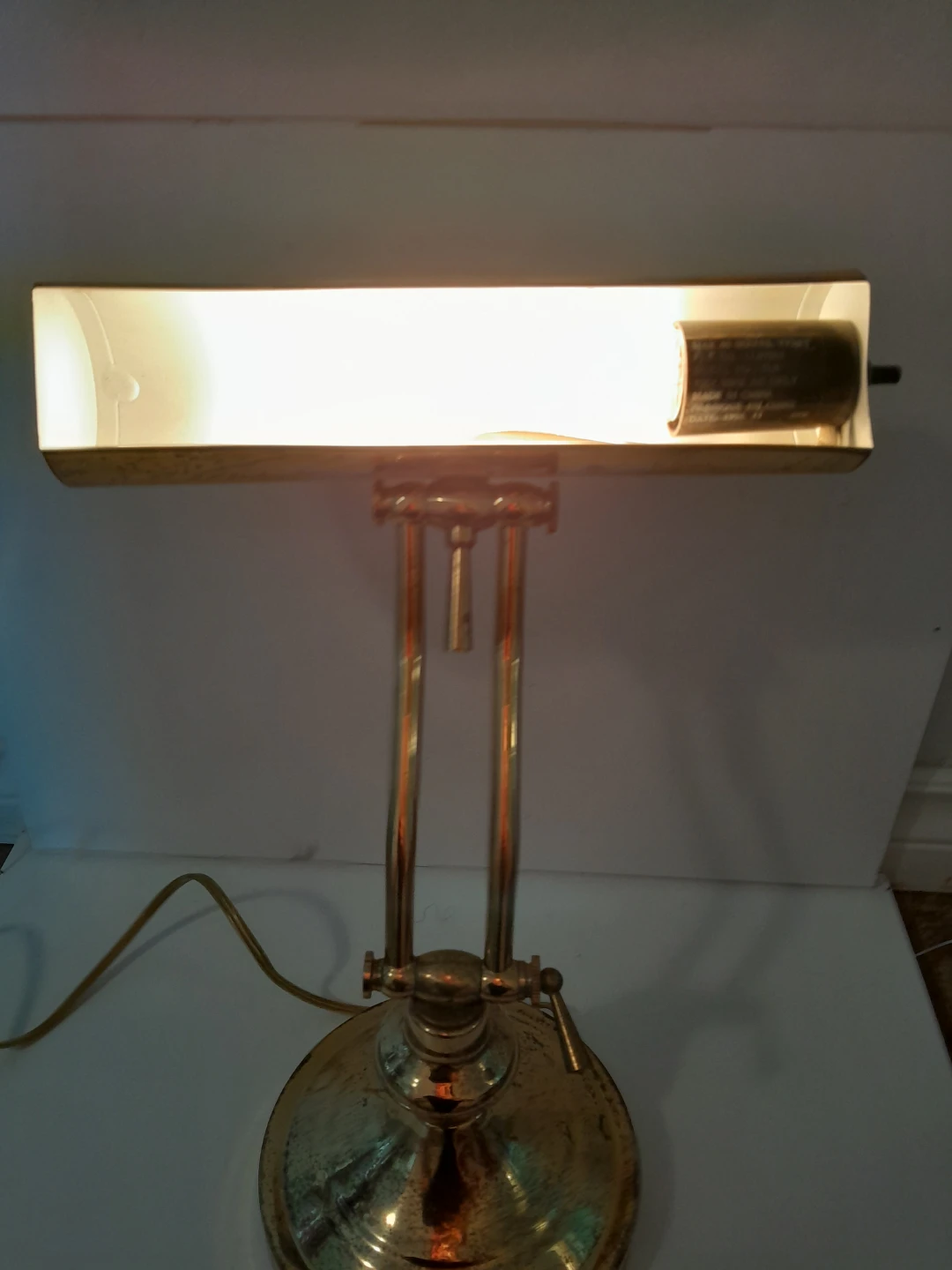 Vintage Adjustable golden heat lamp - photo 4