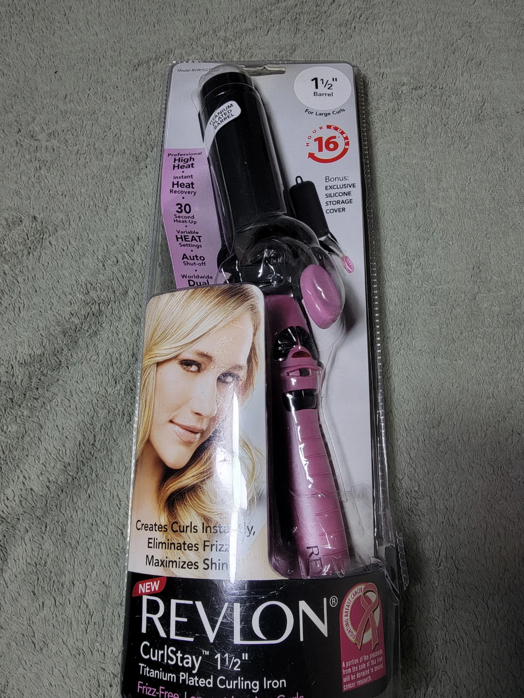 Revlon CurlStay 1 1/2" Titanium Plated Curling Iron