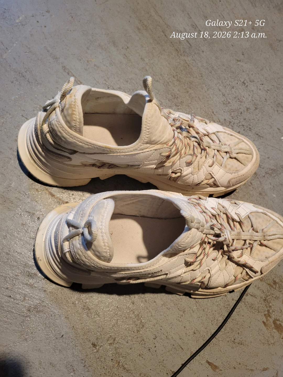 Armani Exchange White Sneakers size 12 - photo 3