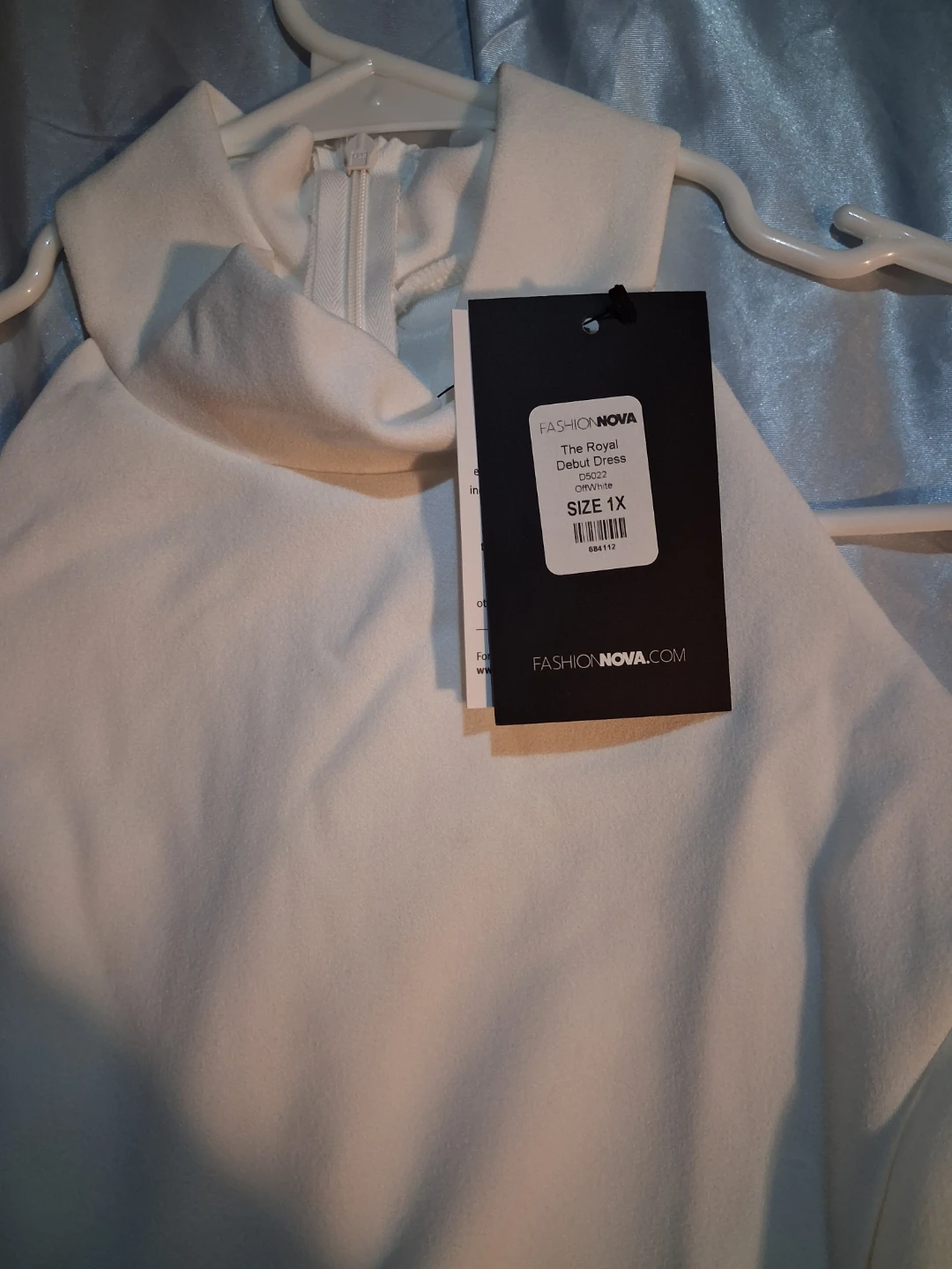 Fashion Nova The Royal Debut Dress Off White Size XL - photo 3