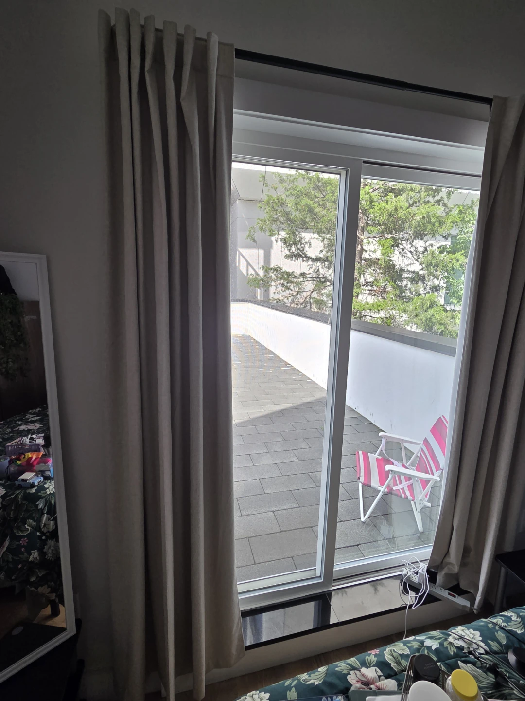 Beige Blackout Curtains – Excellent Condition