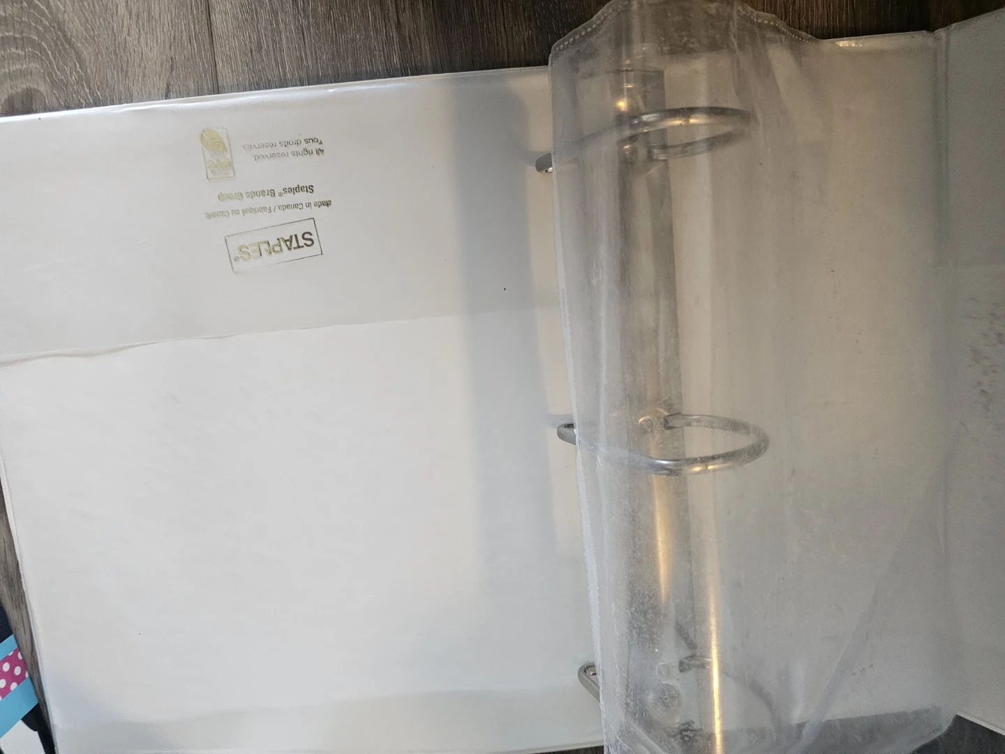 4 White Binders and 1 Decorative Binder - photo 3