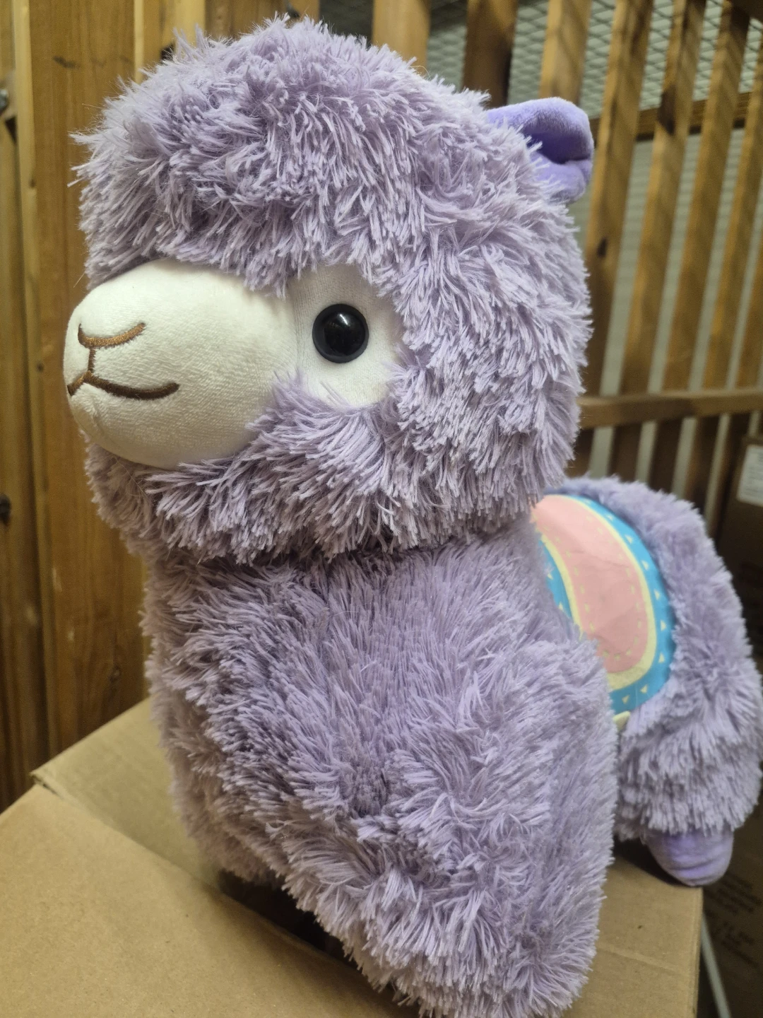 Large Llama Plush Purple - photo 2