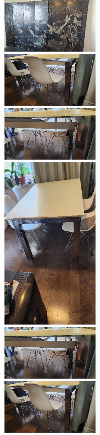 Modern Knockoffs Ghost table with 4  whitechairs - photo 2