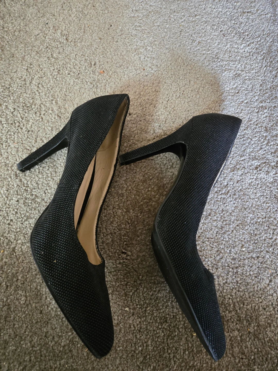 Nine West Black Fabric Pointed Toe Heels - photo 3