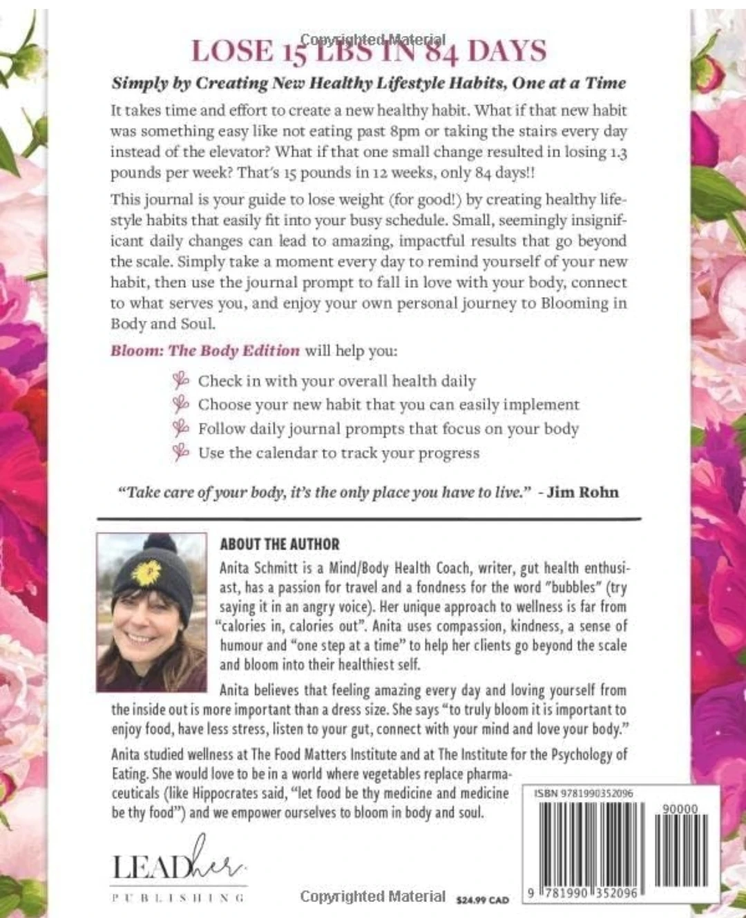 BLOOM the body edition Weight Loss Journal - photo 2