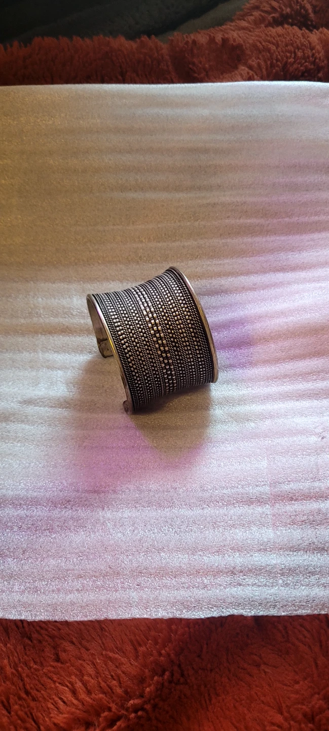 Cuff Bracelet - Silver Tone