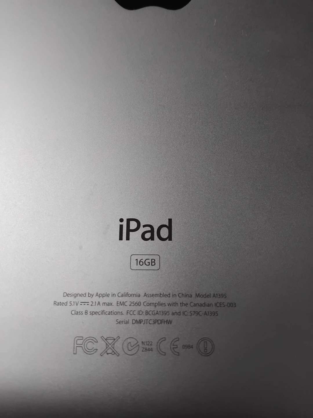 Apple iPad 2 16GB Silver Model A1395 - photo 4