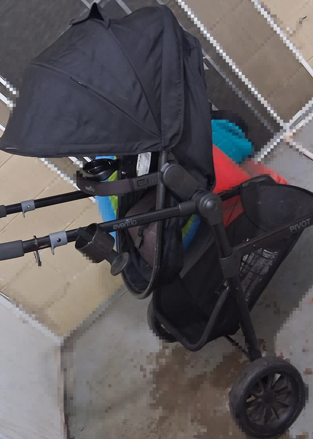 Evenflo Pivot Travel System - Black - photo 3