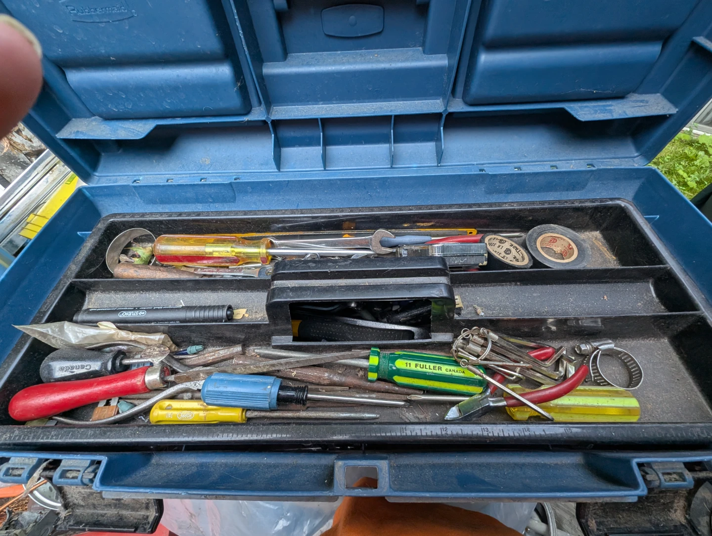Blue Toolbox with Assorted Tools - photo 2