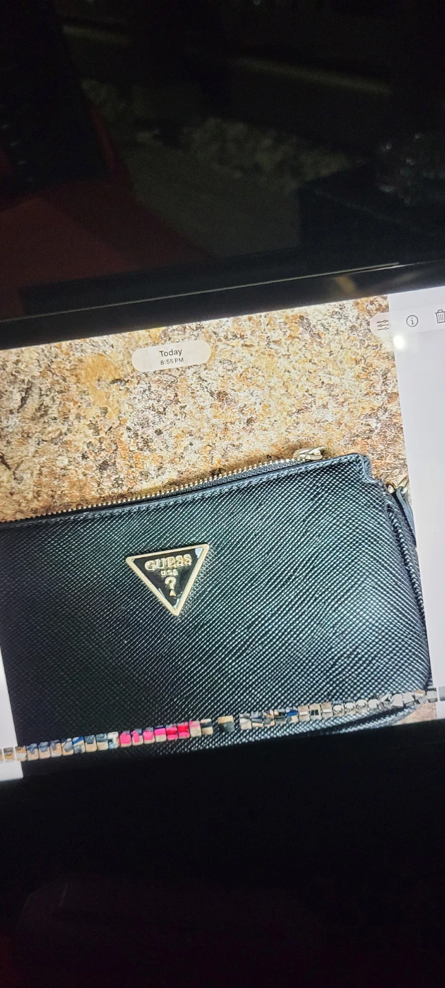 Guess Women's Black Cosmetic Pouch