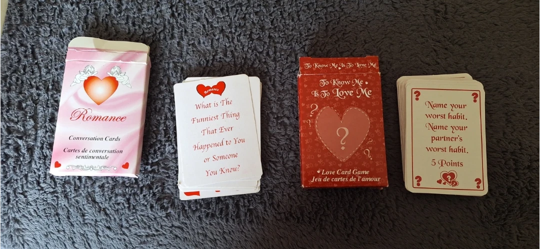Romance & To Know Me Is To Love Me Conversation Card Games
