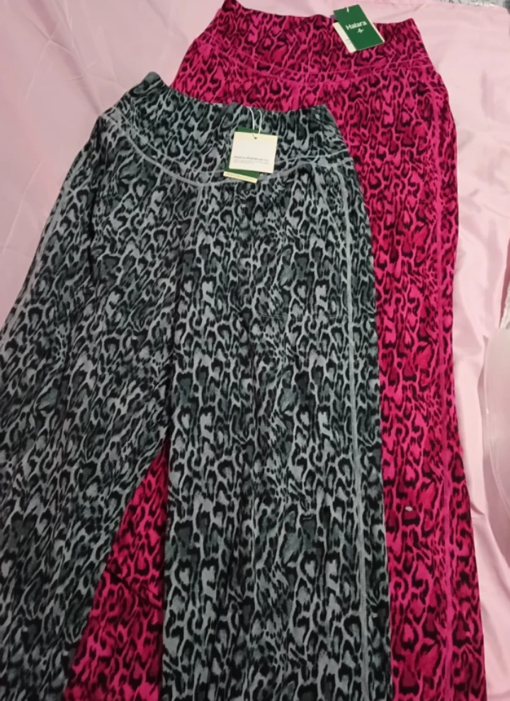 Halara Leopard Print Wide Leg Pants (Set of 2) - photo 2