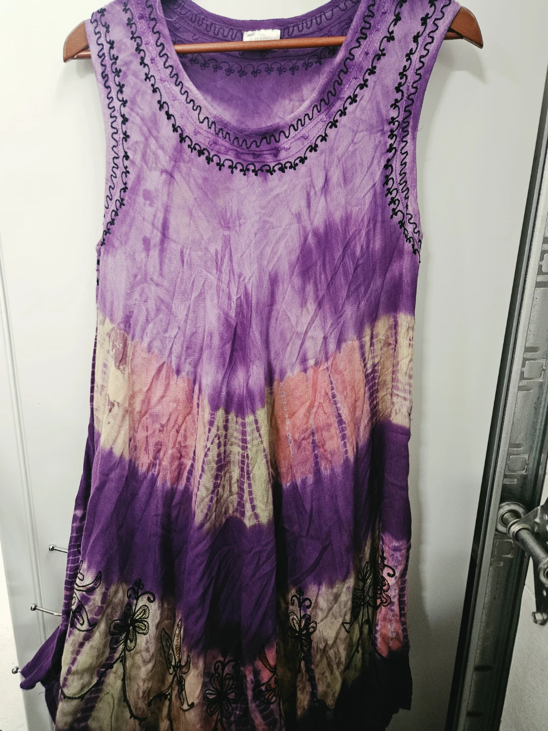 Reflections Purple T-Shirt, M and dress coverup, 1 size