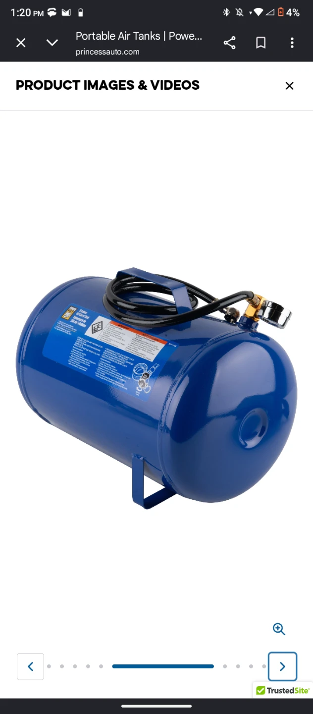 Powerfist Portable Air Tank