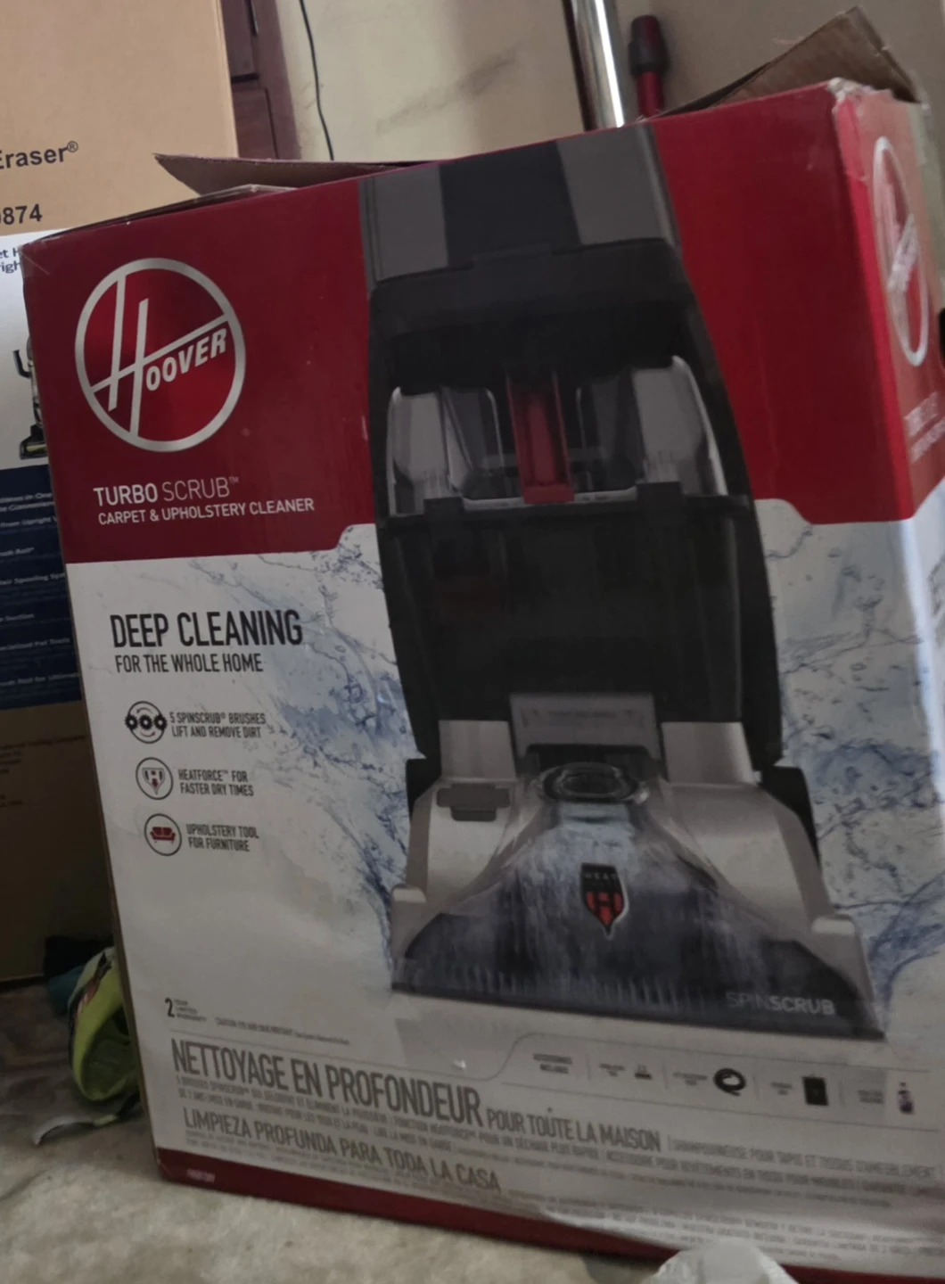 Hoover Turbo Scrub Carpet & Upholstery Cleaner
