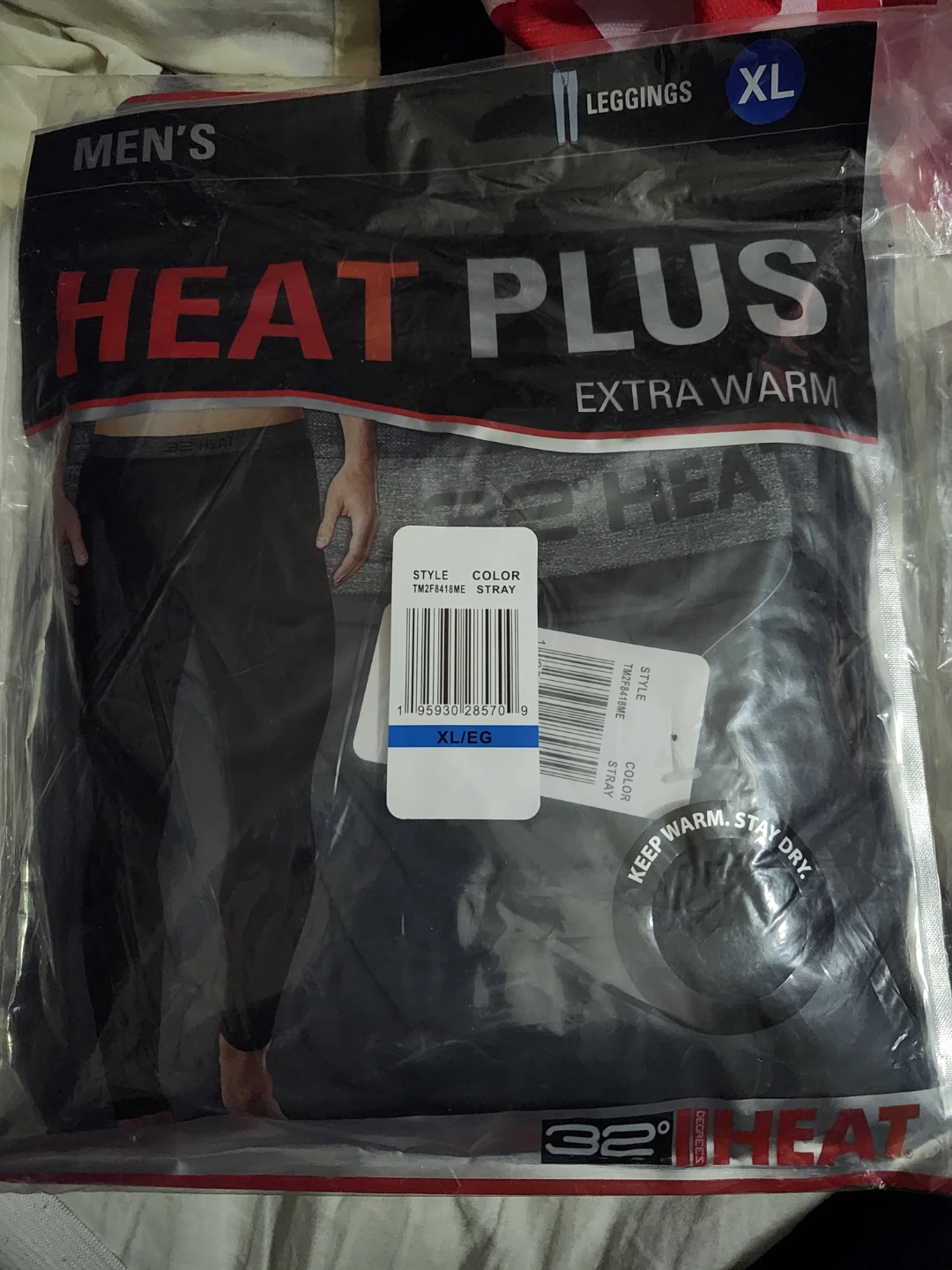 32 Degrees Heat Plus Men's Extra Warm Leggings XL