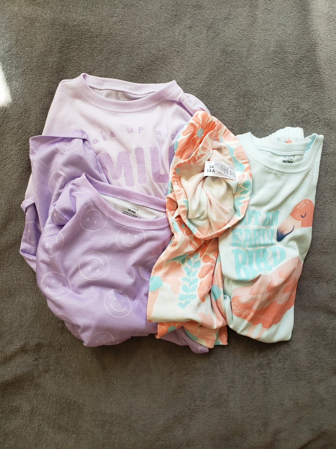 Carter's 4-Piece Girls' Pajama Set - photo 2