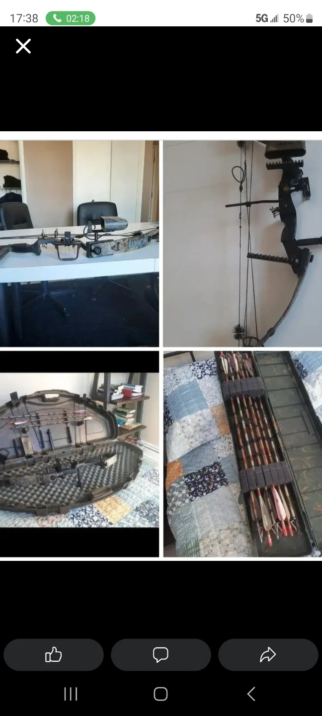 Compound Bow and Arrow Set with Case