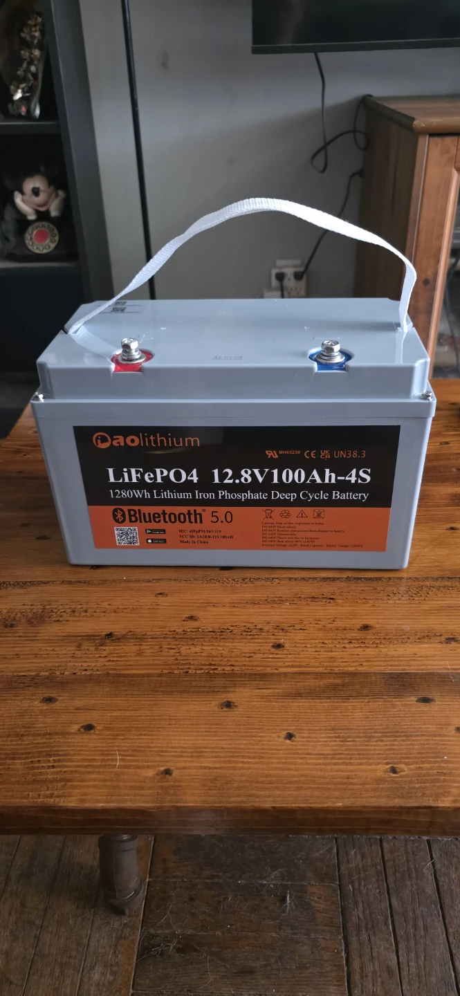 Bluetooth lifepo deep cycle lithium trolling motor battery. New.
