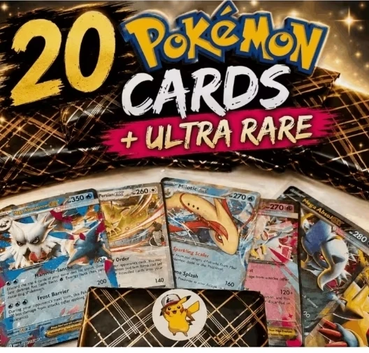 20 Pokemon Cards + Ultra Rare