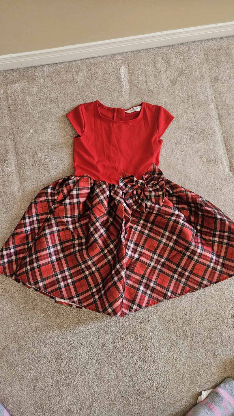 H&M Red Plaid Dress - Size 8-10