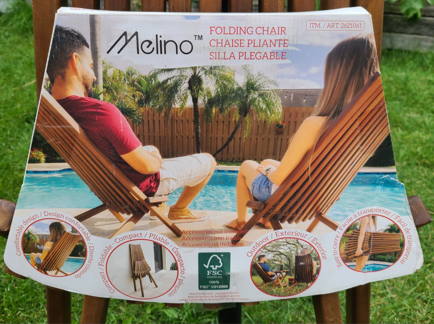 Melino Folding Chair - new - photo 2