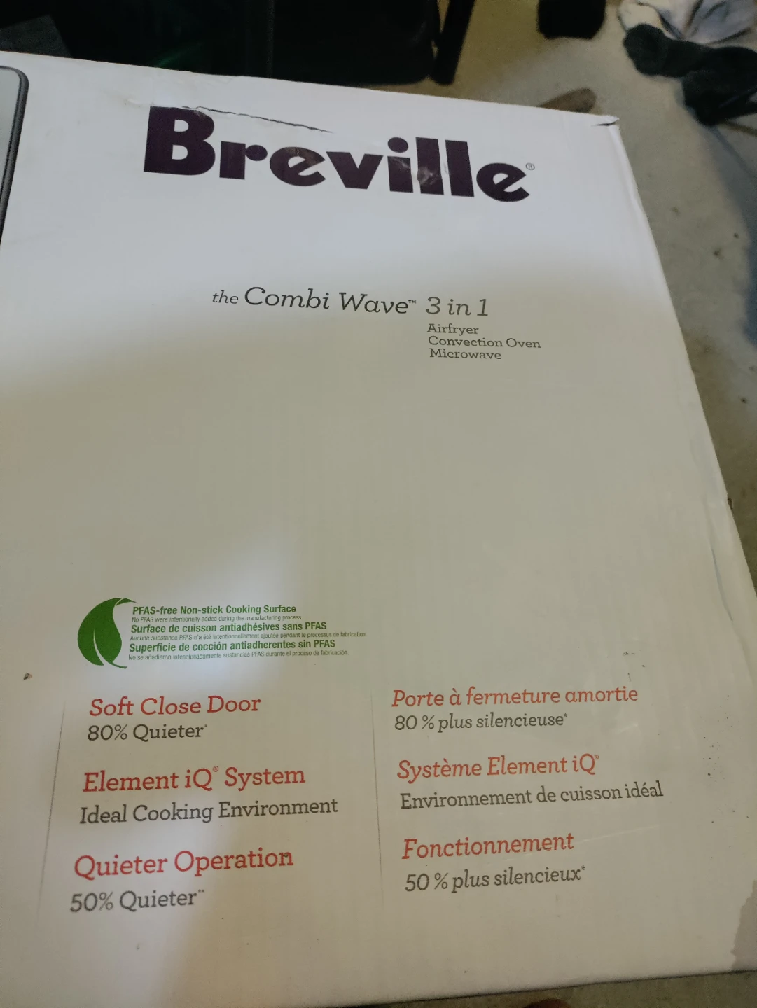 Breville Combi Wave 3 in 1 Airfryer Convection Oven Microwave - photo 2