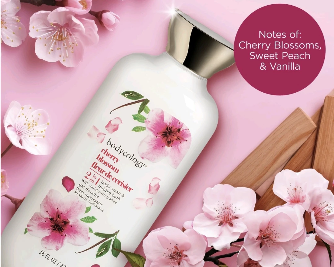 Bodycology Cherry Blossom Fragrance Mist & Body Wash Set - photo 2