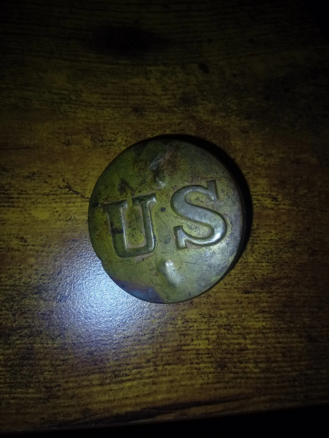 Vintage civil war US horse side Belt Buckle