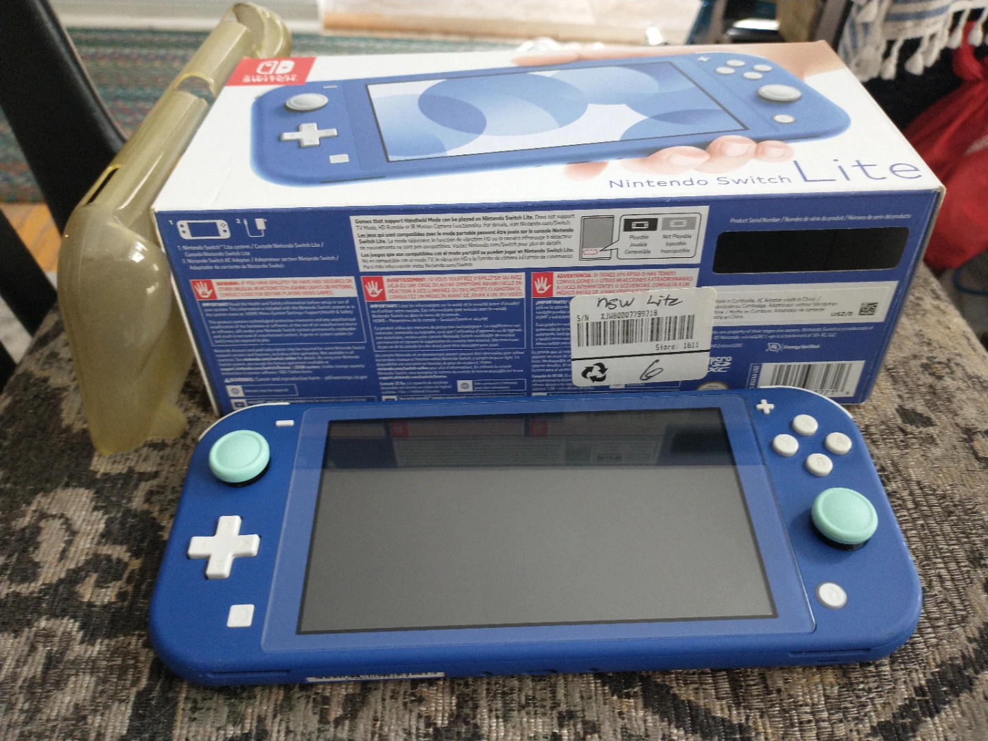 Nintendo Switch Lite - Blue 32gb + travel case - photo 3