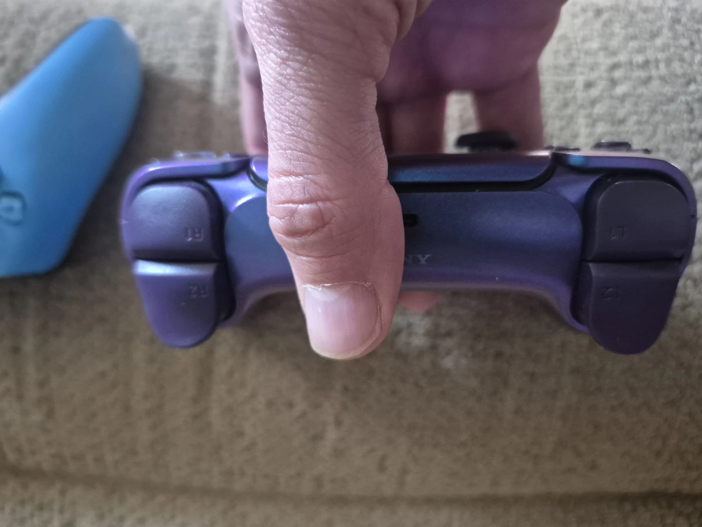 Sony PlayStation DualSense Controllers (Purple & Blue) - photo 2