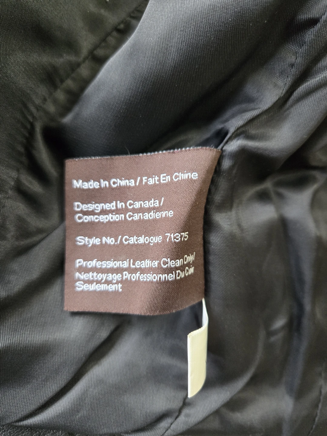 Danier Black Perforated Leather Motorcycle Jacket - photo 4