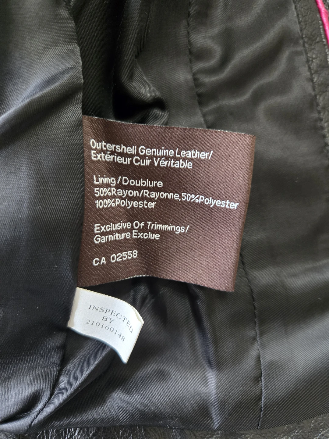 Danier Black Perforated Leather Motorcycle Jacket - photo 5