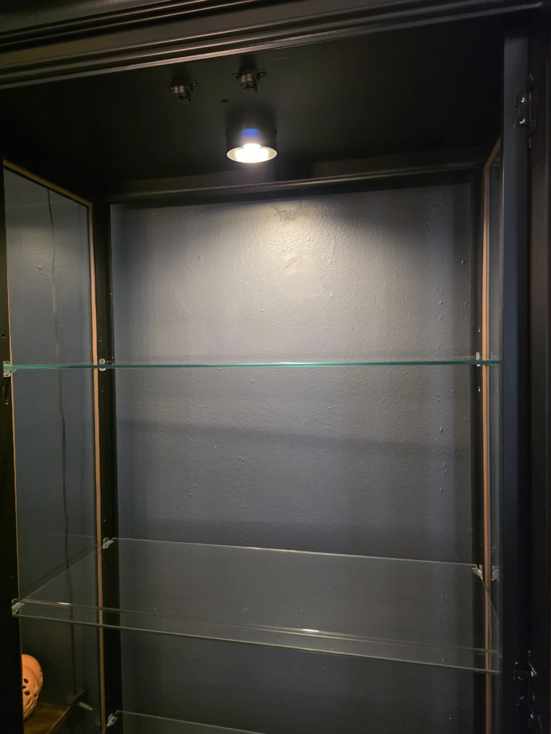 Beautiful Black & Glass Cabinet - photo 4