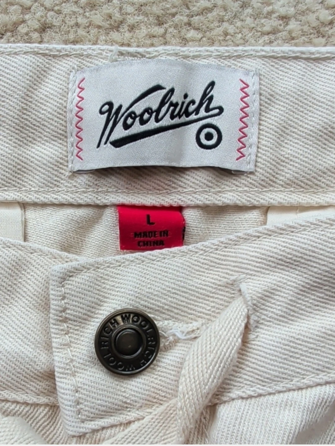 Woolrich Beige Cargo Pants - photo 4
