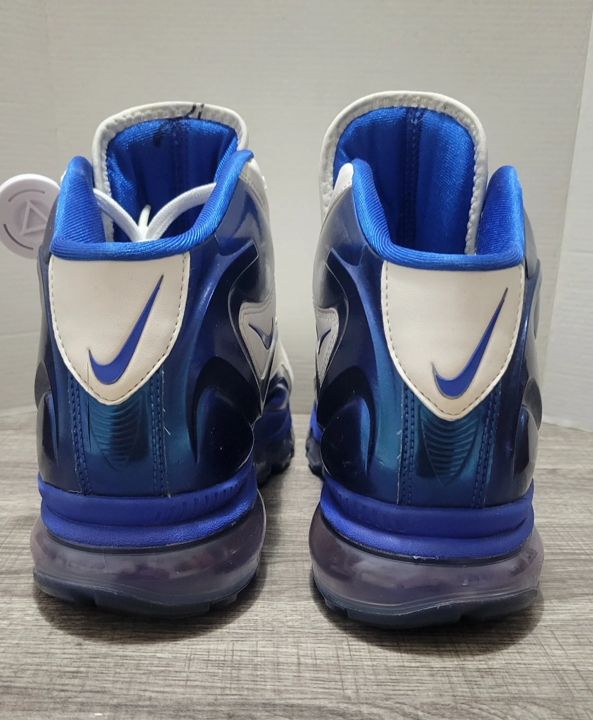 Nike Flyposite Men's Basketball Shoes White/Blue Size 11 - photo 4