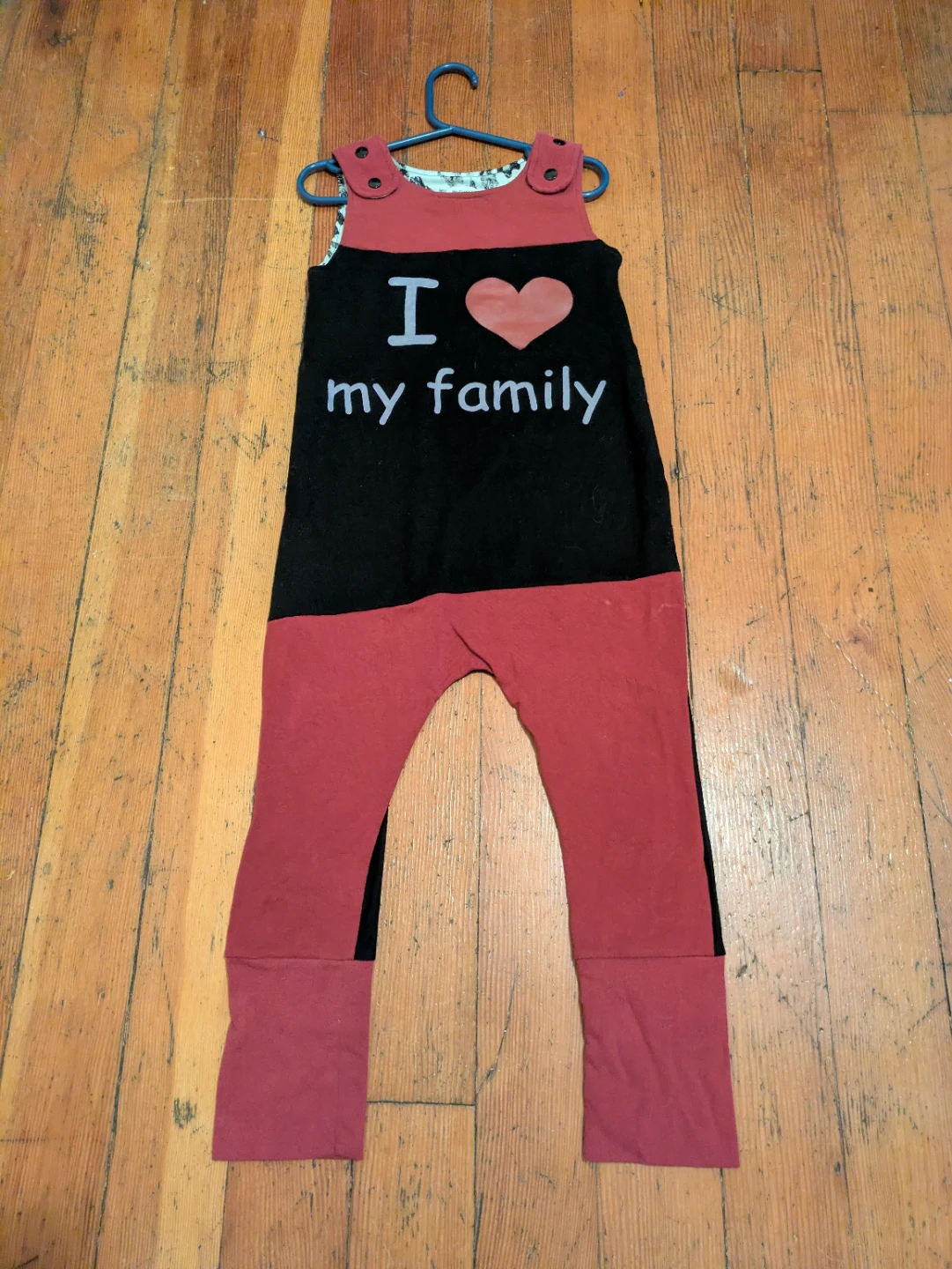 One of a Kind "I love my family" Romper