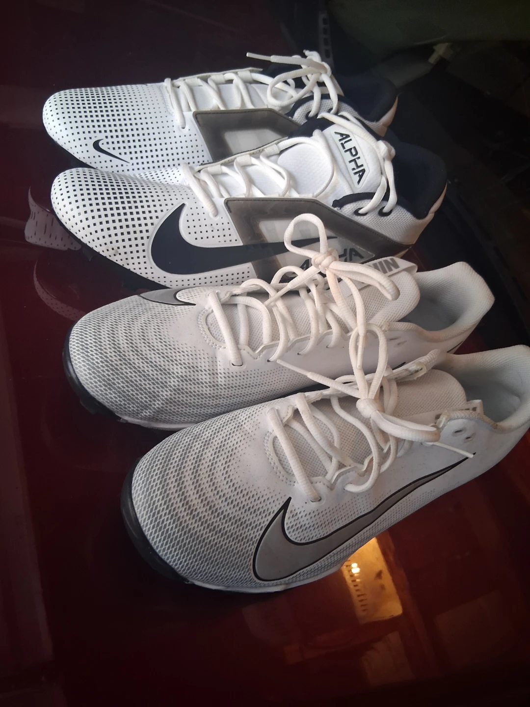 2 pairs Nike Men's Football Cleats NEW Size 14