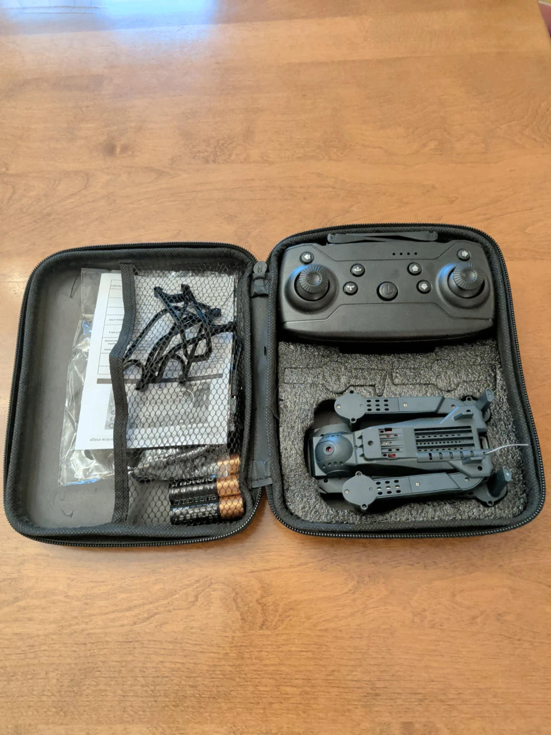 RC Drone with Controller and Case